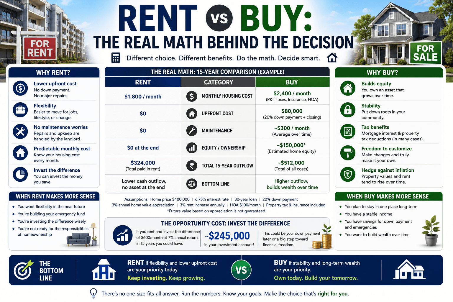 Rent vs Buy: The Real Math Behind the Decision