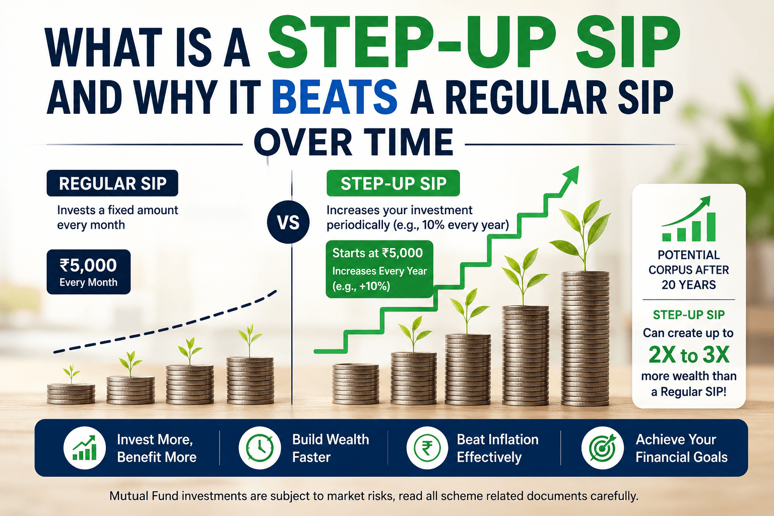 What Is a Step-Up SIP and Why It Beats a Regular SIP Over Time