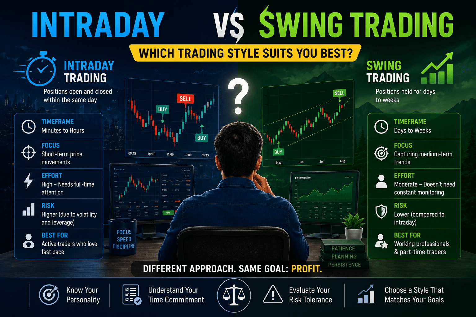 Intraday vs Swing Trading: Which Trading Style Suits You Best?
